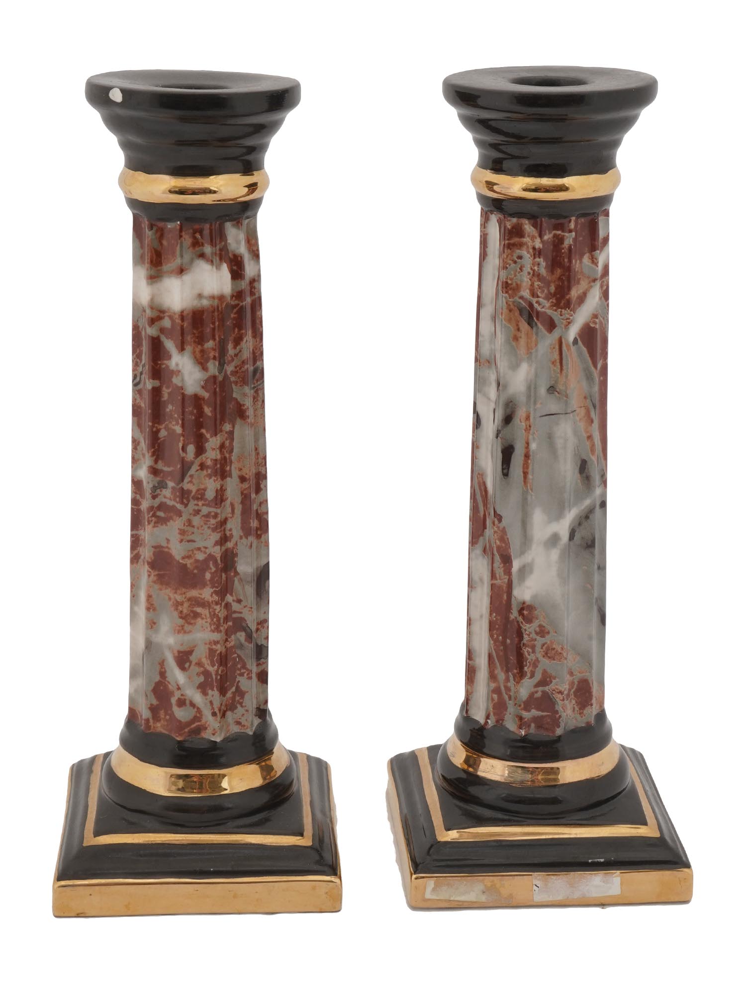 ITALIAN PORCELAIN CANDLESTICKS, THE HALDON GROUP PIC-3